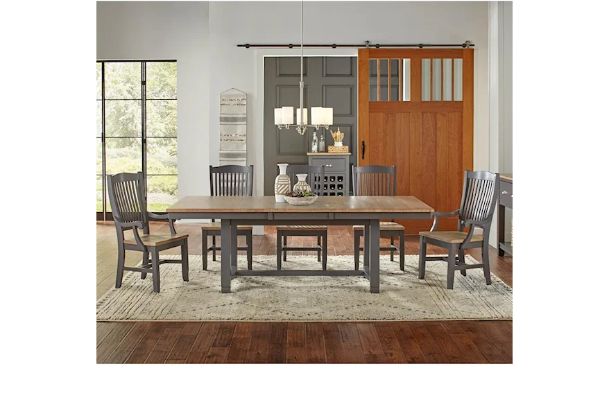Port Townsend 6 Pc Table Set by AAmerica at Esprit Decor Home Furnishings